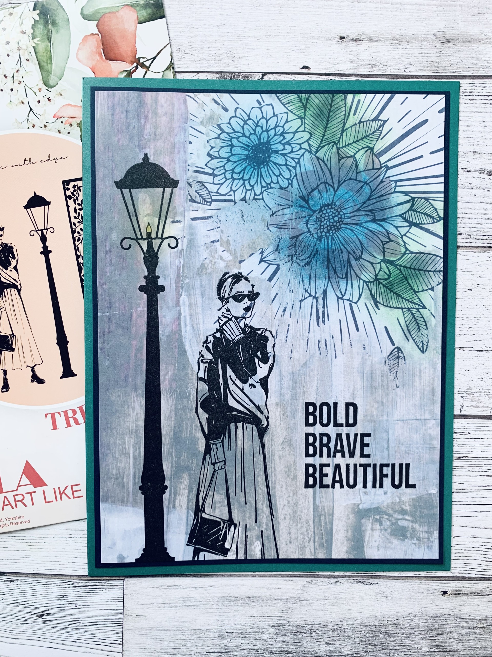 Bold Brave Beautiful (card created by Elaine)
